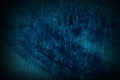 Dramatic dark turquoise old wall - background for grunge design
