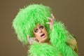 Dramatic Drag Queen Royalty Free Stock Photo