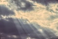Dramatic faded sky Royalty Free Stock Photo