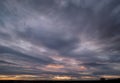Dramatic fiery Sky at Dawn High Resolution