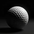 Golf Ball in Dramatic Lighting Royalty Free Stock Photo