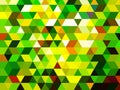 A dramatic gorgeous digital pattern of triangles, rectangles