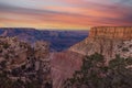 Dramatic Grand Canyon sunset Royalty Free Stock Photo