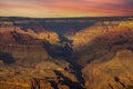 Dramatic Grand Canyon sunset Royalty Free Stock Photo