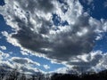 Dramatic Gray Winter Clouds in February