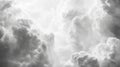 Dramatic Grayscale Cloudscape Royalty Free Stock Photo