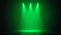Dramatic Green Stage Lighting Spotlight Haze Background Royalty Free Stock Photo