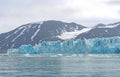 Dramatic Ice Columns on a Glacial Front Royalty Free Stock Photo