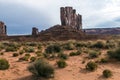 dramatic and iconic western landscape in Monument Valley Royalty Free Stock Photo