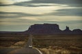 dramatic and iconic western landscape in Monument Valley Royalty Free Stock Photo