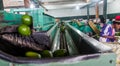 January 20, 2020 Ocoa, Dominican Republic. dramatic image of a avocado processing plant