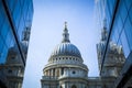 Saint Paul`s Cathedral in London. England, United Kingdom Royalty Free Stock Photo