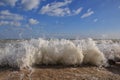 Dramatic image of waves