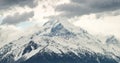 Dramatic landscape of Aoraki Mount Cook the highest mountains in South Island of New Zealand. Royalty Free Stock Photo