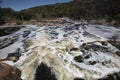 The dramatic landscape of Bell`s Rapids, Avon Valley, Western Australia Royalty Free Stock Photo