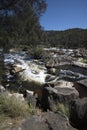 The dramatic landscape of Bell`s Rapids, Avon Valley, Western Australia Royalty Free Stock Photo