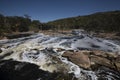 The dramatic landscape of Bell`s Rapids, Avon Valley, Western Australia Royalty Free Stock Photo