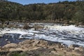 The dramatic landscape of Bell`s Rapids, Avon Valley, Western Australia Royalty Free Stock Photo