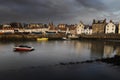 Dramatic landscape in St monans harbour Royalty Free Stock Photo