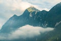 Cropped shot view of the part of Doi Luang Chiang Dao the 3rd highest mountains 2,275 metres in Thailand.