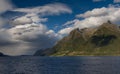 Dramatic landscape at Hjorundfjord