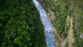 Dramatic landscape of mountains and valleys of The Baliem Valley