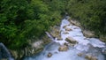 Dramatic landscape of mountains and valleys of The Baliem Valley