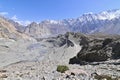 Dramatic Landscape Near Passu Glacier in Pakistan Royalty Free Stock Photo