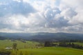 Dramatic landscape before rain in Austria Royalty Free Stock Photo