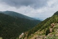 Dramatic landscape of Transfagaras Highway, beautiful landscape of Romania