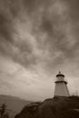 dramatic lighthouse Royalty Free Stock Photo