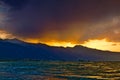 Dramatic Mono Lake Sunset Royalty Free Stock Photo