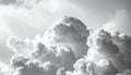 Dramatic Monochrome Cloudscape Royalty Free Stock Photo