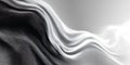 Dramatic Monochrome Wave Abstract Art Background Royalty Free Stock Photo