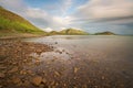 Dramatic monsoon evening at backwaters of Vani vilas sagar dam