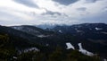 Dramatic mountain landscape in the Austrian Alps / Hohe Wand / Schneeberg Royalty Free Stock Photo