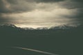 Dramatic mountain panorama in Bavarian Alps