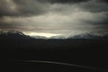 Dramatic mountain panorama in Bavarian Alps Royalty Free Stock Photo