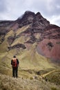 Dramatic mountain scenery on the Ancascocha Trek between Cusco and Machu Picchu