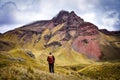 Dramatic mountain scenery on the Ancascocha Trek. Cusco, Peru