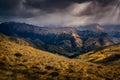 Dramatic mountains landscape near Queenstown, New Zealand Royalty Free Stock Photo