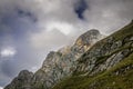 dramatic mountains rocky peaks and stormy skies Royalty Free Stock Photo