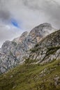 dramatic mountains rocky peaks and stormy skies Royalty Free Stock Photo