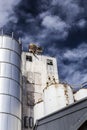 Dramatic old Silo Royalty Free Stock Photo