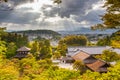Dramatic panorama of Kyoto Royalty Free Stock Photo