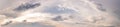 Dramatic panorama sky with storm cloud on a cloudy day