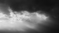 Dramatic panorama view of storm clouds. Royalty Free Stock Photo