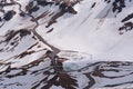 Dramatic and picturesque morning scene. Location famous resort Grossglockner High Alpine Road, Austria. Europe. Royalty Free Stock Photo