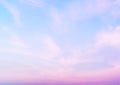Dramatic purple blue sunrise sky. Amazing nature majestic summer morning. Royalty Free Stock Photo