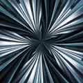 Dramatic Radial wavey glass star pattern Royalty Free Stock Photo